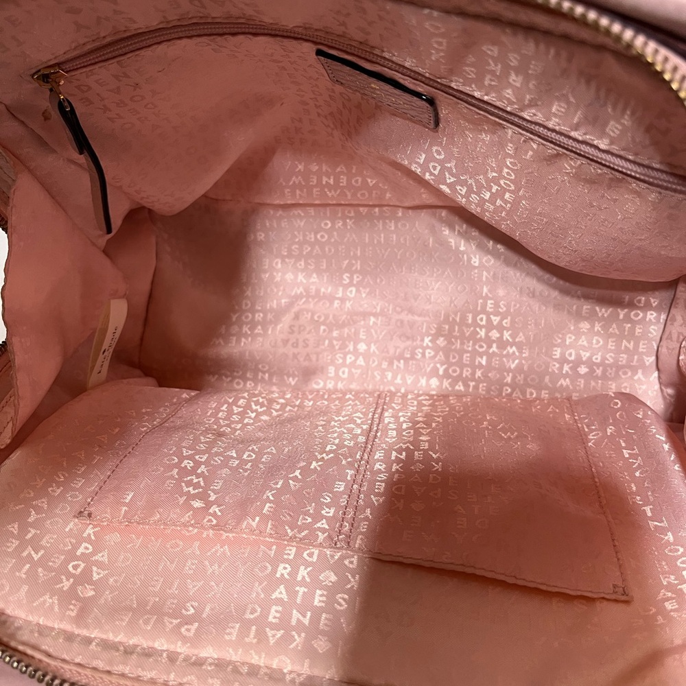 Kate Spade Murray Street Dominique Pink Leather Bow Satchel Bag - Picture 2 of 3